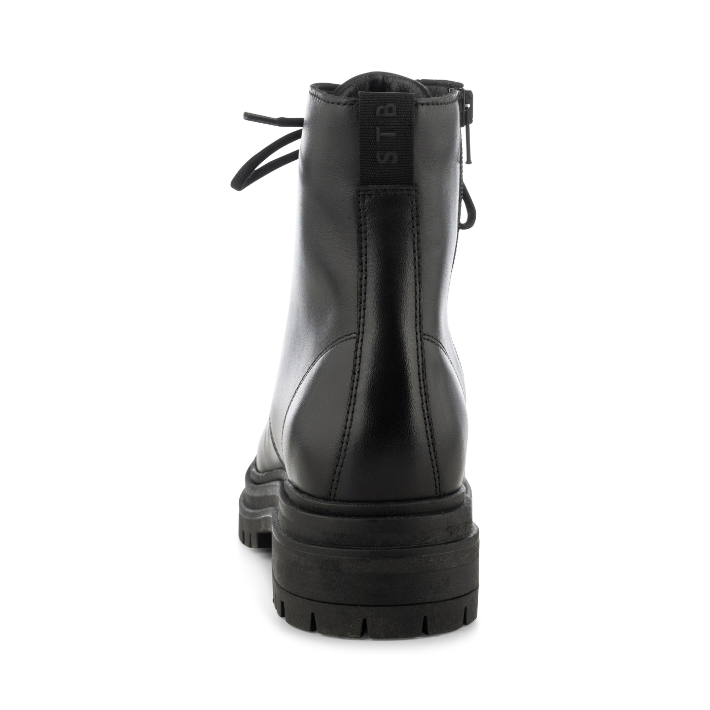SHOE THE BEAR WOMENS Nettie lace up boot leather Boots 110 BLACK