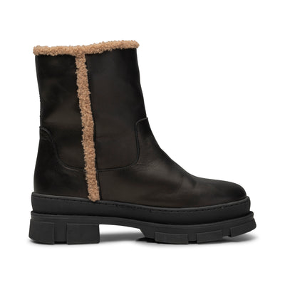 SHOE THE BEAR WOMENS Olga boot leather warm Boots 110 BLACK