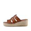 SHOE THE BEAR WOMENS Orchid mule leather Espadrilles 135 TAN