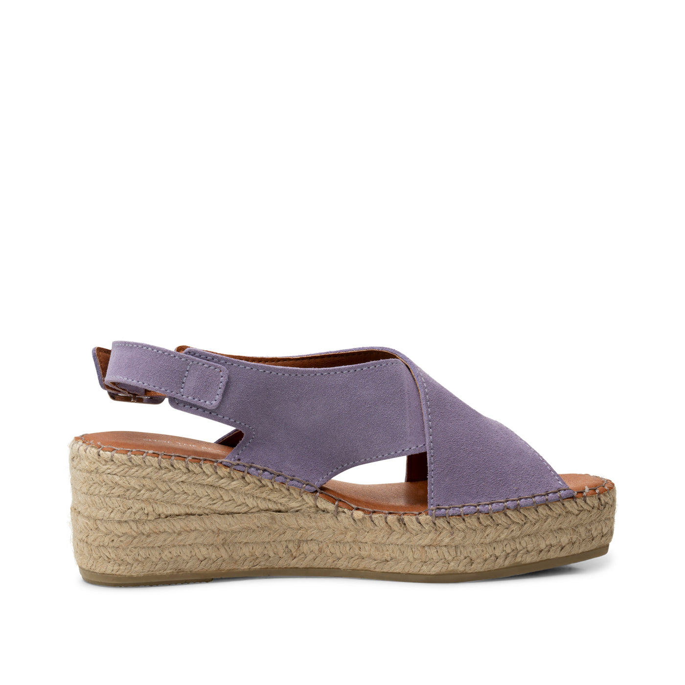 SHOE THE BEAR WOMENS Orchid wedge suede Espadrilles 917 MAUVE