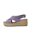 SHOE THE BEAR WOMENS Orchid wedge suede Espadrilles 917 MAUVE