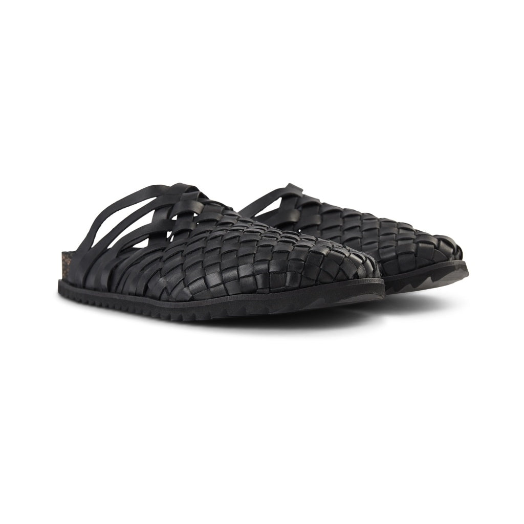 SHOE THE BEAR MENS Pablo Slipper Flat Sandals 110 BLACK