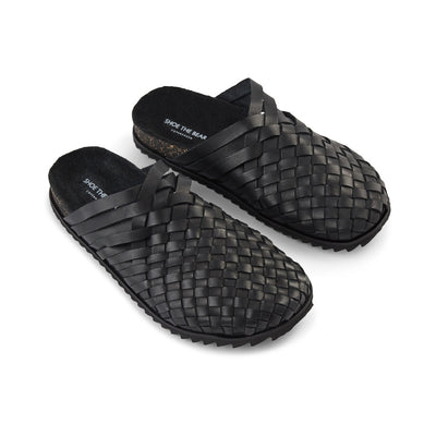 SHOE THE BEAR MENS Pablo Slipper Flat Sandals 110 BLACK