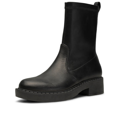 SHOE THE BEAR WOMENS Patti boot leather Boots 110 BLACK