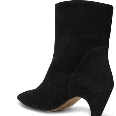 SHOE THE BEAR WOMENS Paula boot suede Ankle Boots 110 BLACK