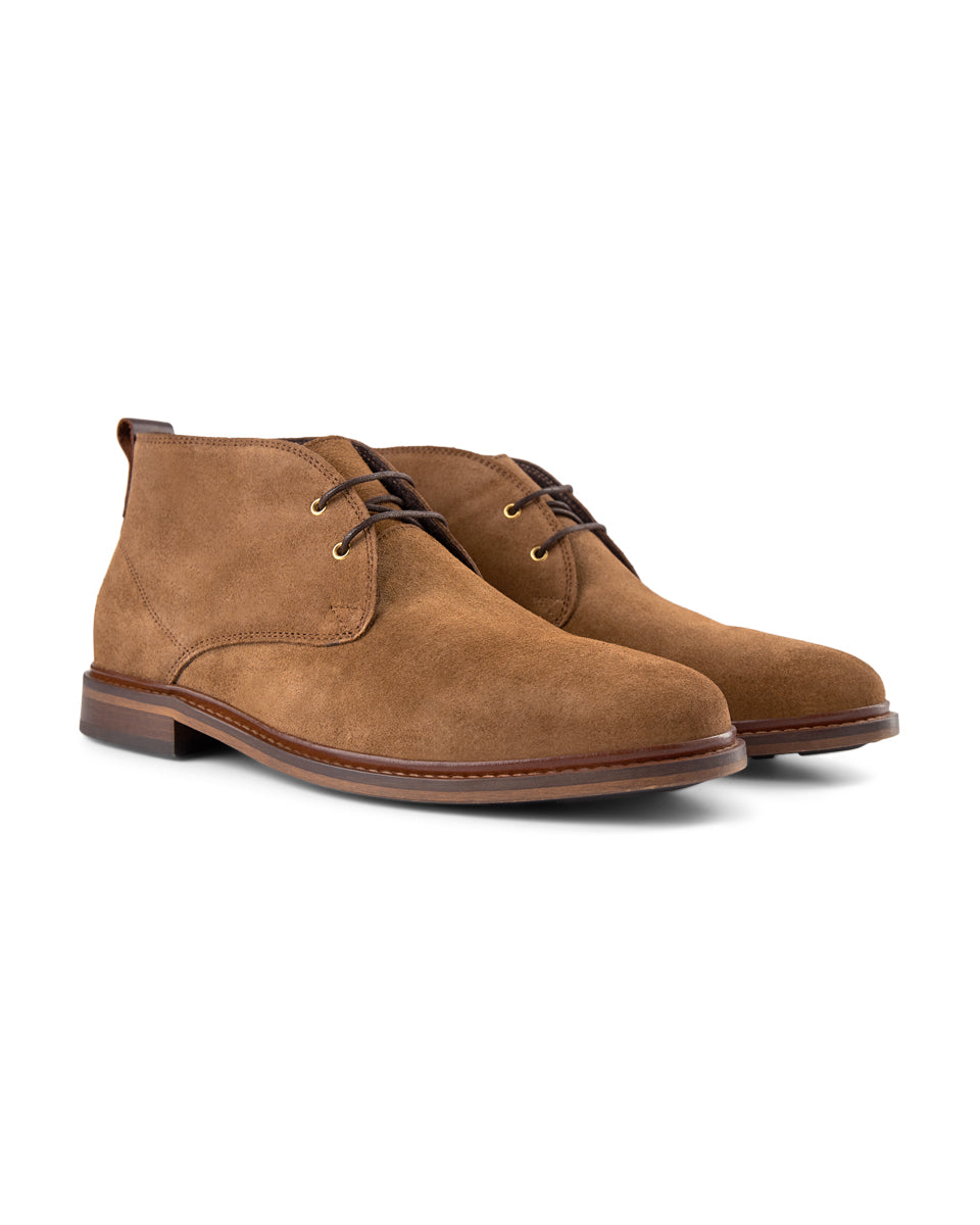 SHOE THE BEAR MENS Phoenix Suede Chukka Boot Chukka Boots 135 TOBACCO