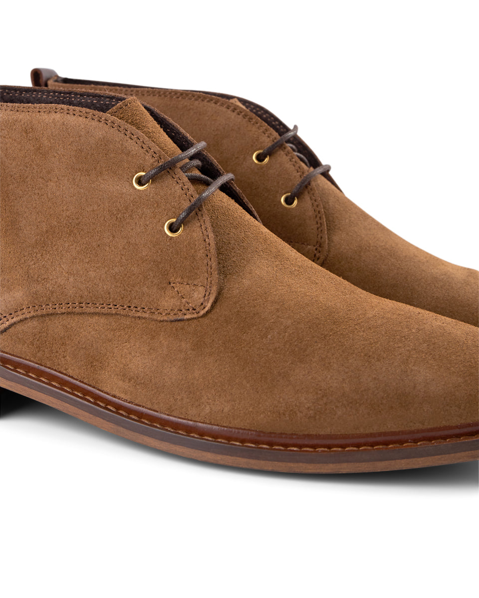 SHOE THE BEAR MENS Phoenix Suede Chukka Boot Chukka Boots 135 TOBACCO