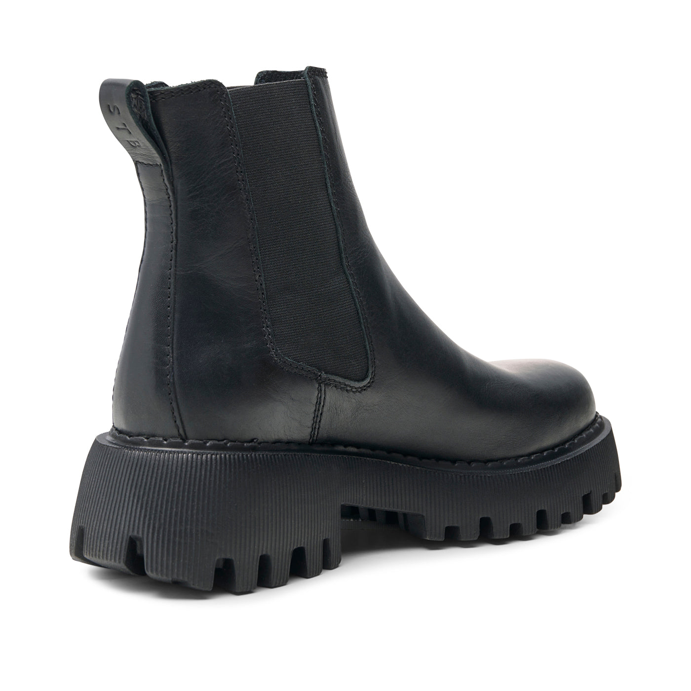 SHOE THE BEAR WOMENS Posey chelsea boot leather Boots 110 BLACK