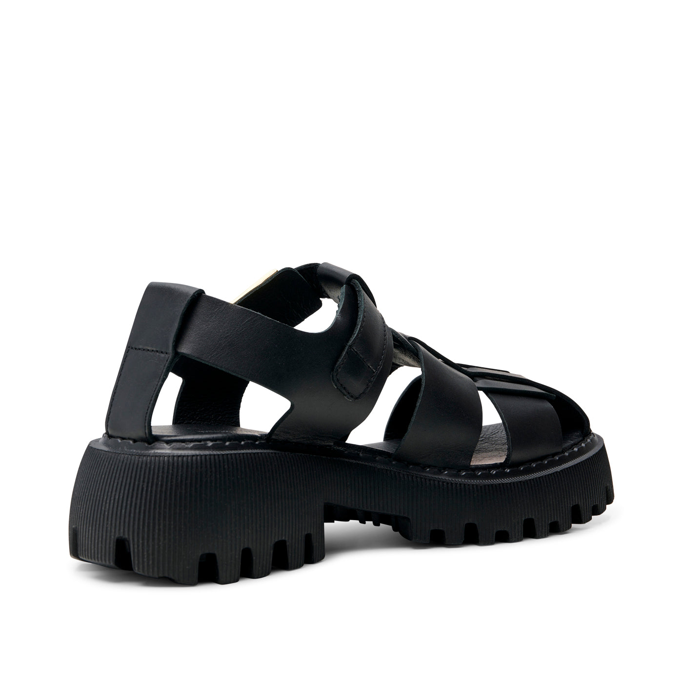 SHOE THE BEAR WOMENS Posey sandal leather Sandals 110 BLACK