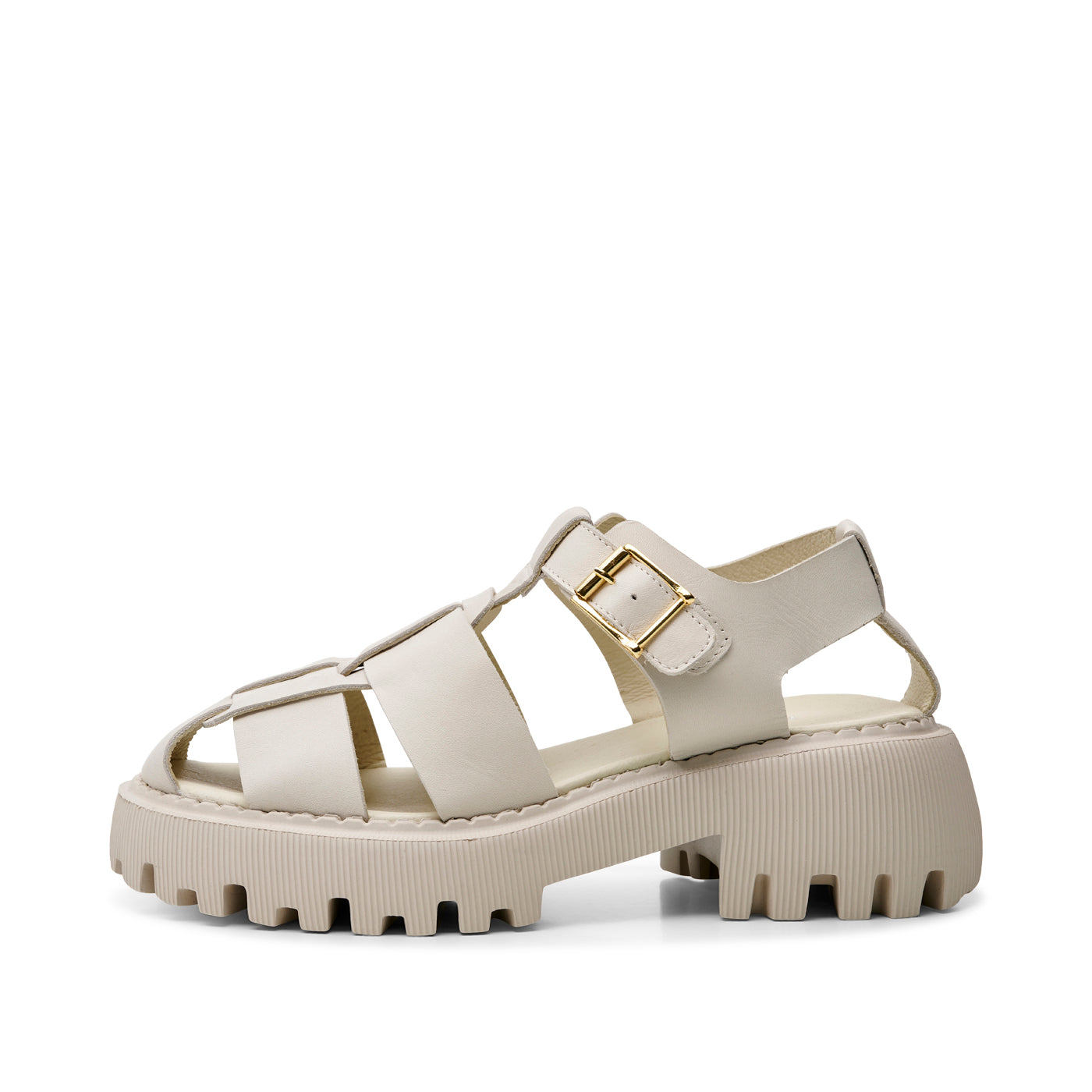 SHOE THE BEAR WOMENS Posey sandal leather Sandals 127 OFF WHITE