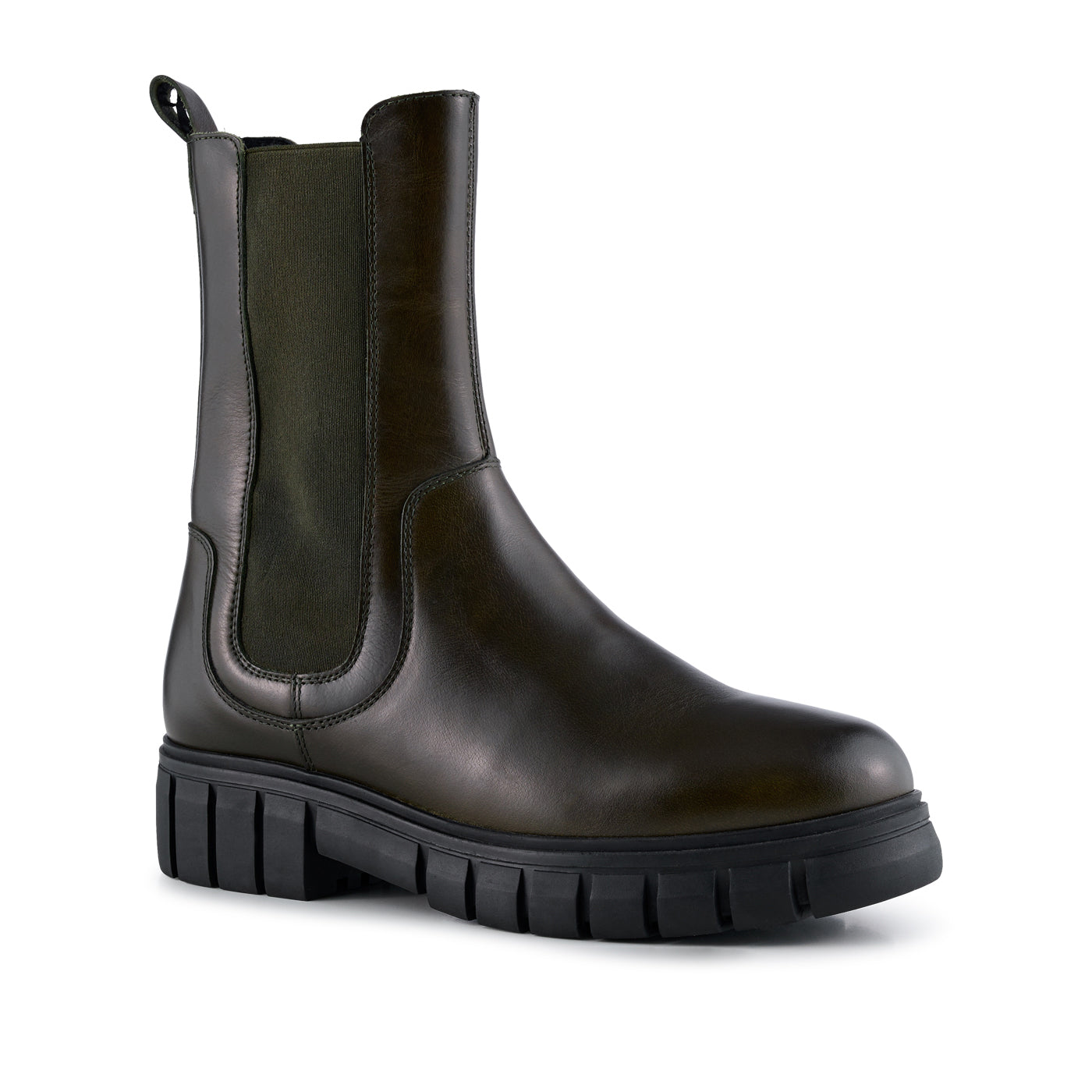 SHOE THE BEAR WOMENS Rebel chelsea boot leather Chelsea Boots 151 KHAKI