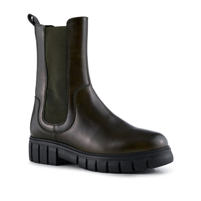 SHOE THE BEAR WOMENS Rebel chelsea boot leather Chelsea Boots 151 KHAKI