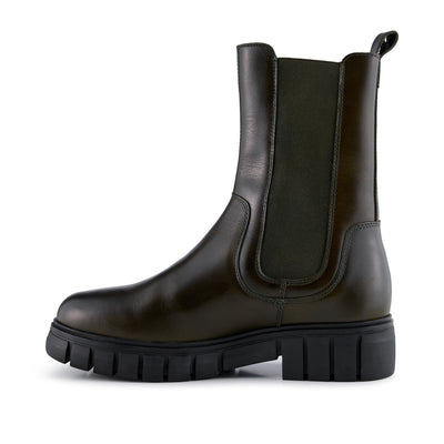 SHOE THE BEAR WOMENS Rebel chelsea boot leather Chelsea Boots 151 KHAKI