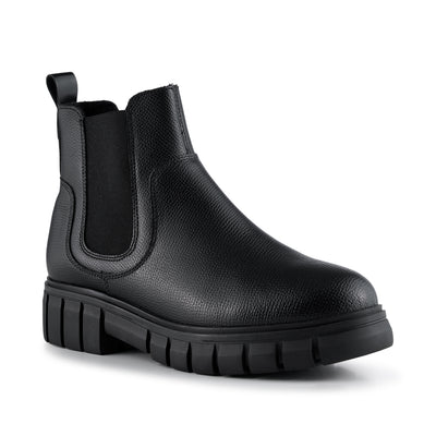 SHOE THE BEAR WOMENS Rebel warm boot leather Boots 110 BLACK