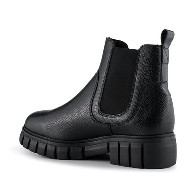 SHOE THE BEAR WOMENS Rebel warm boot leather Boots 110 BLACK