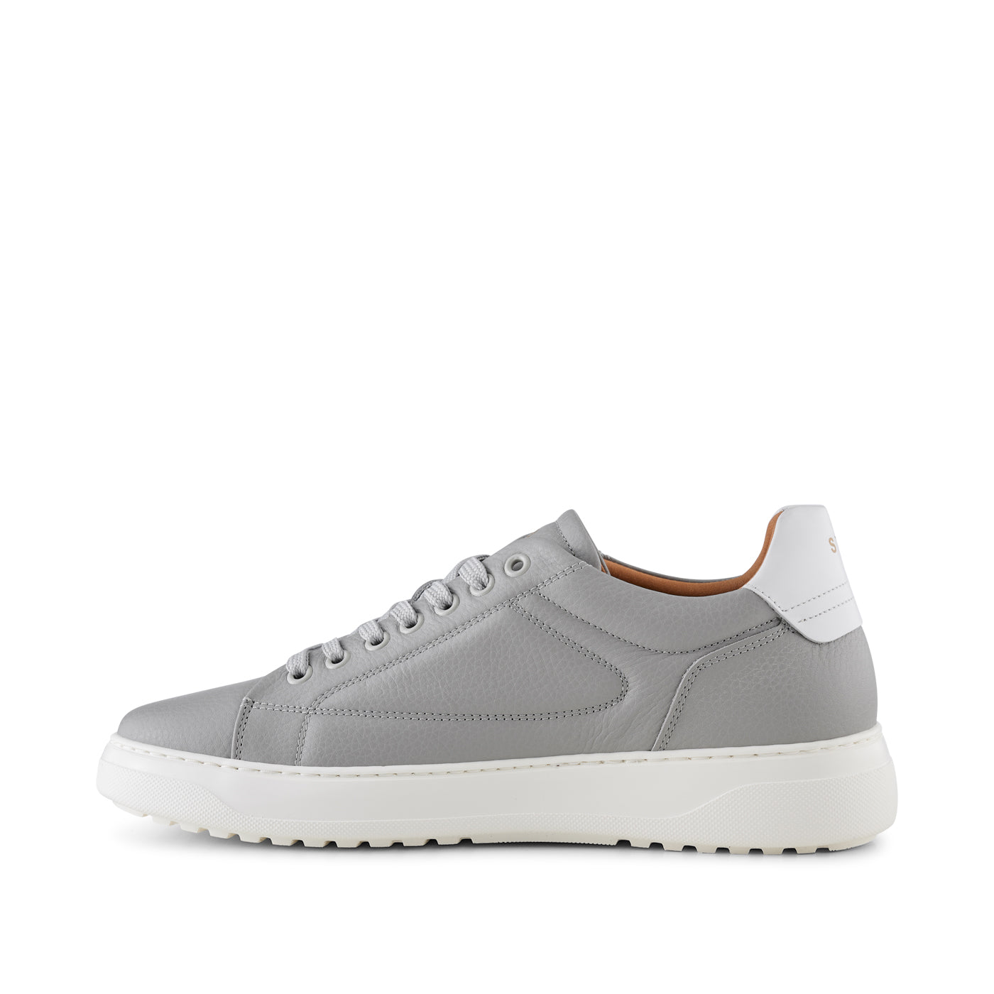 WODEN x STB MENS Rune sneaker leather Sneakers 841 GREY / WHITE