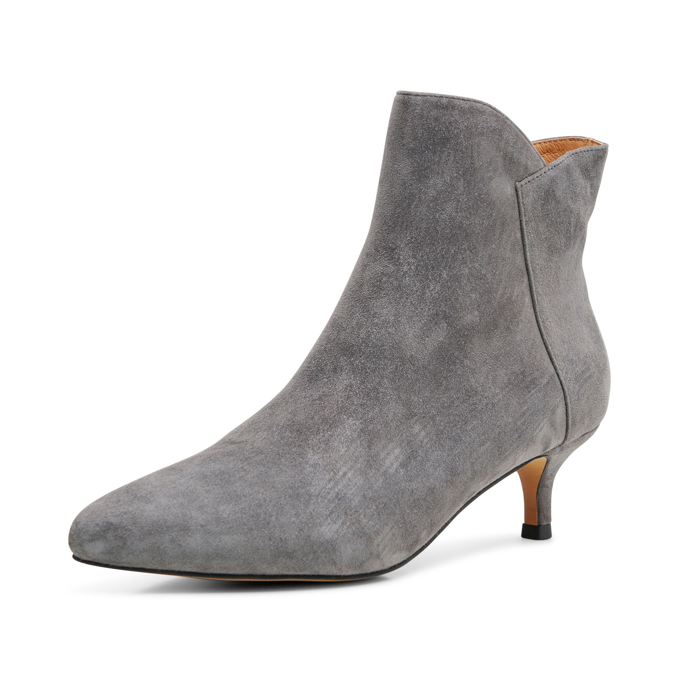 SHOE THE BEAR WOMENS Saga boot suede Heels 140 GREY