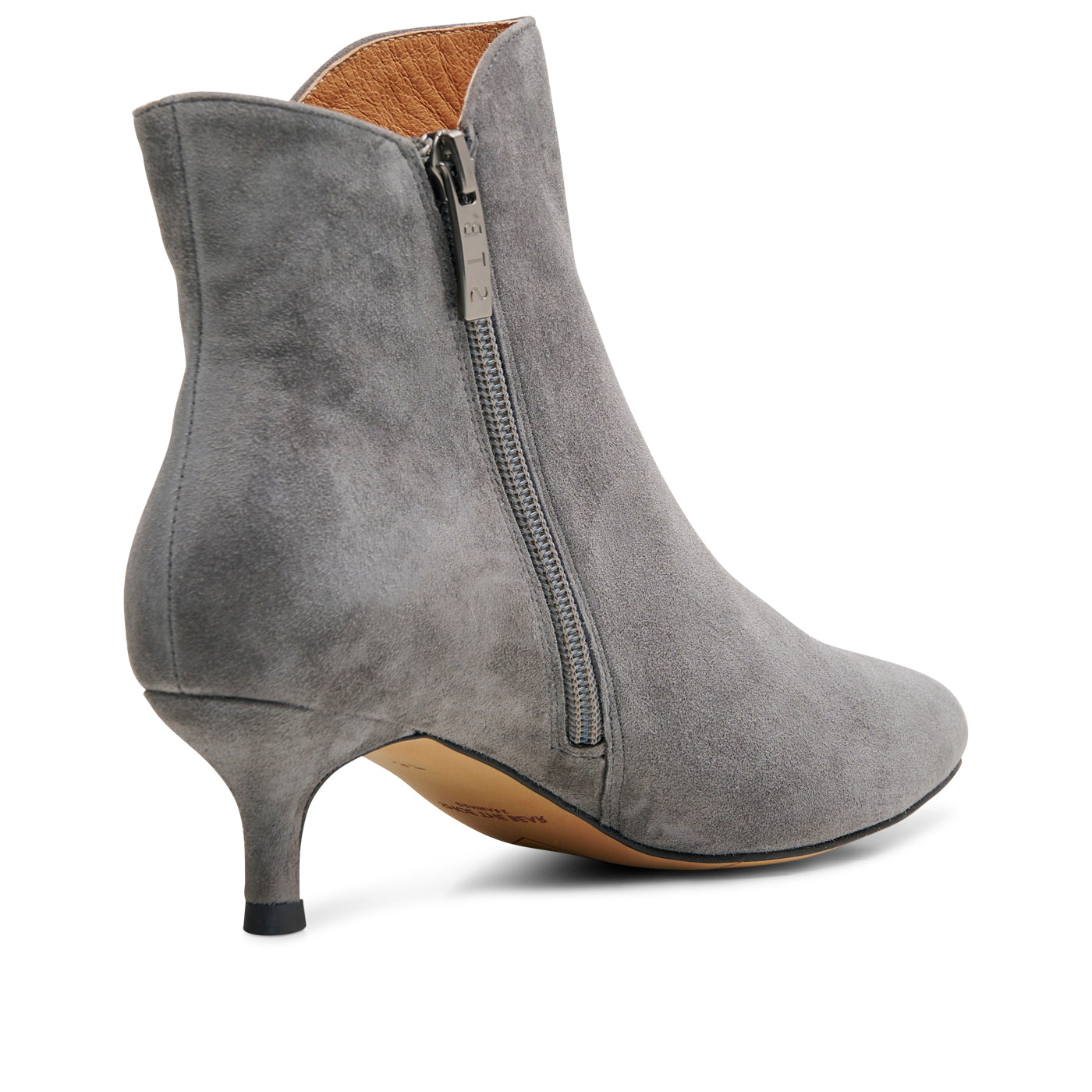 SHOE THE BEAR WOMENS Saga boot suede Heels 140 GREY