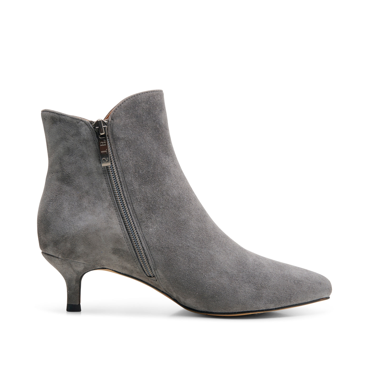 SHOE THE BEAR WOMENS Saga boot suede Heels 140 GREY