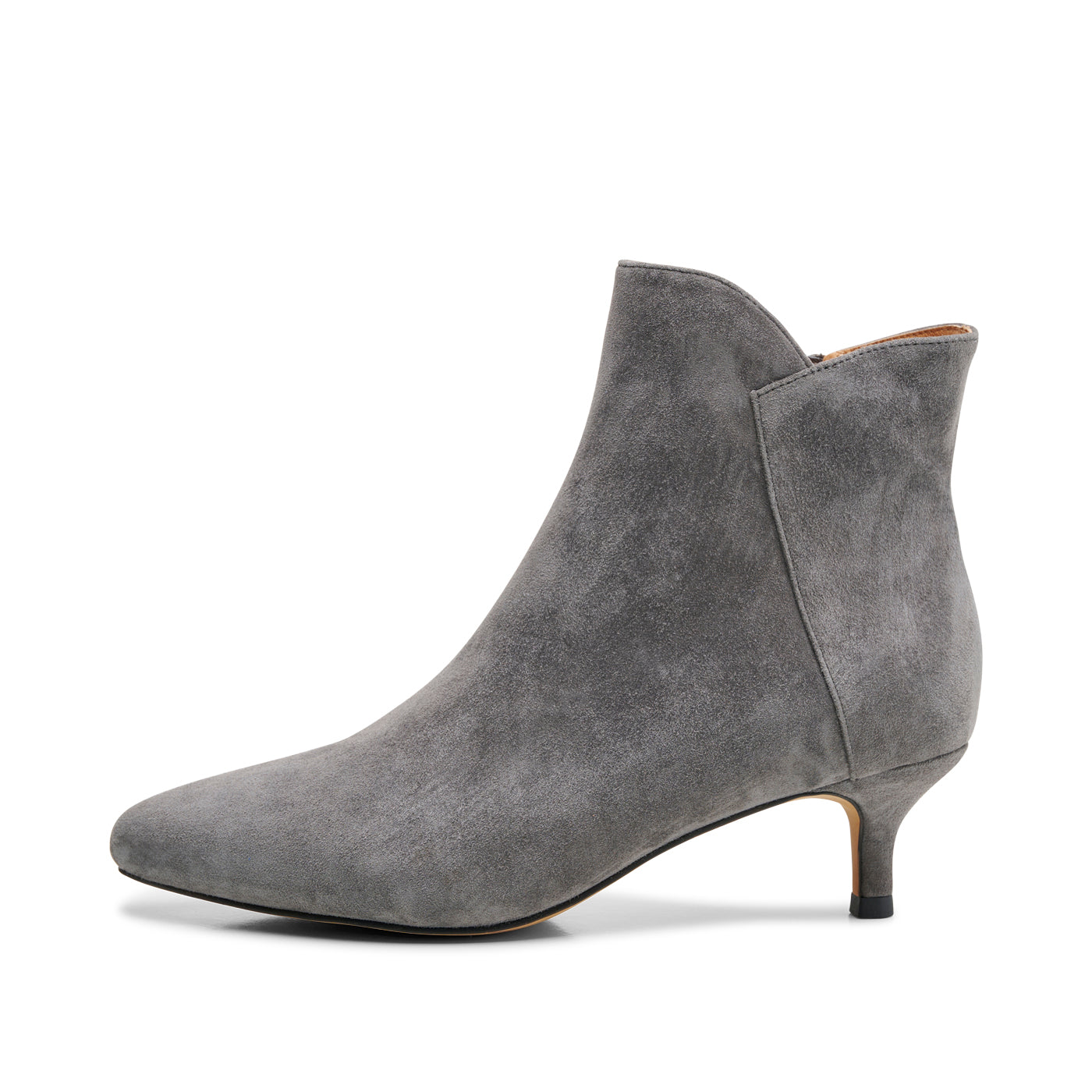 SHOE THE BEAR WOMENS Saga boot suede Heels 140 GREY