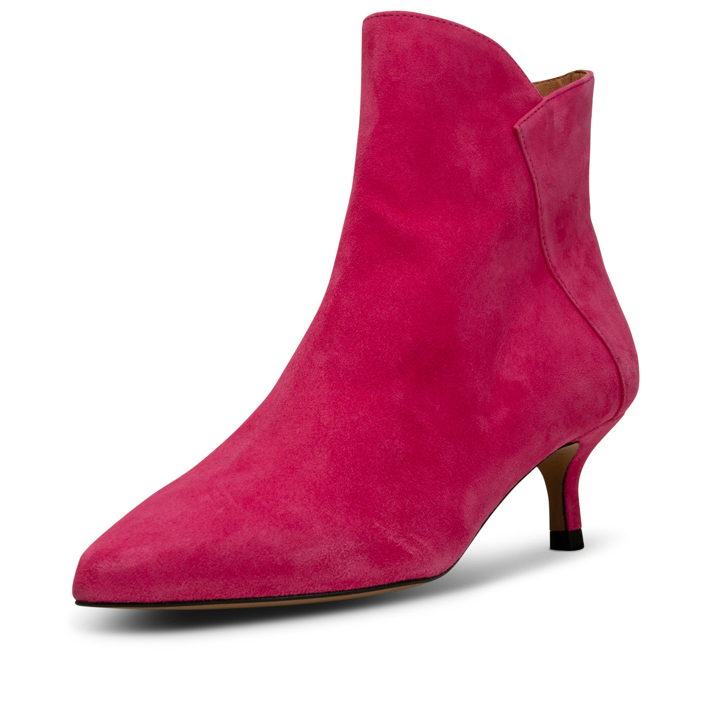 SHOE THE BEAR WOMENS Saga boot suede Heels 980 FUCHSIA