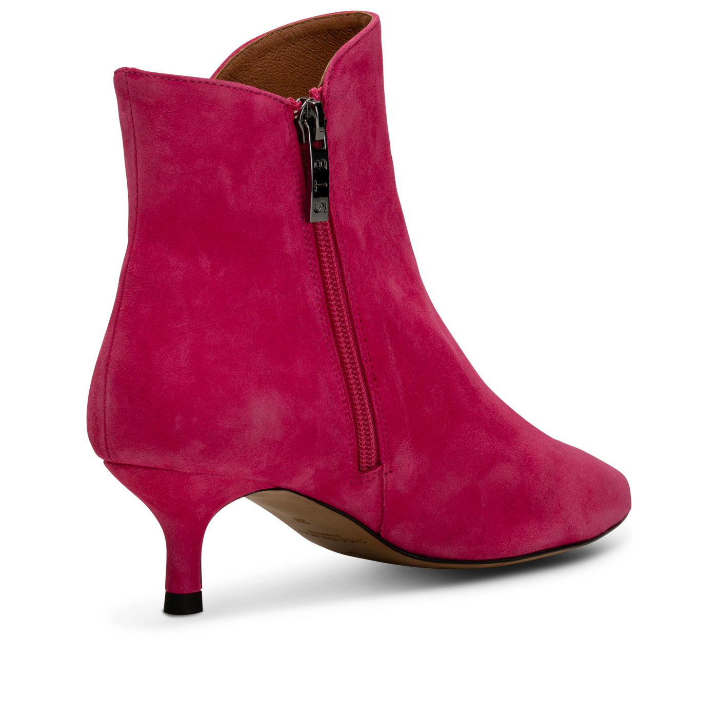 SHOE THE BEAR WOMENS Saga boot suede Heels 980 FUCHSIA