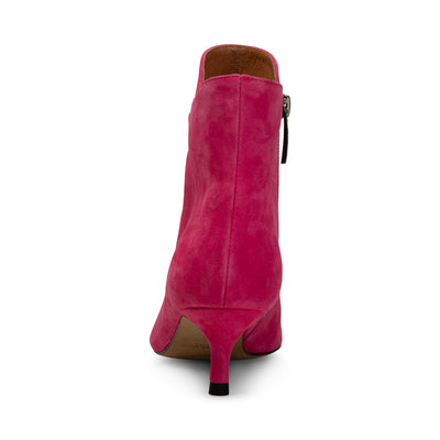 SHOE THE BEAR WOMENS Saga boot suede Heels 980 FUCHSIA