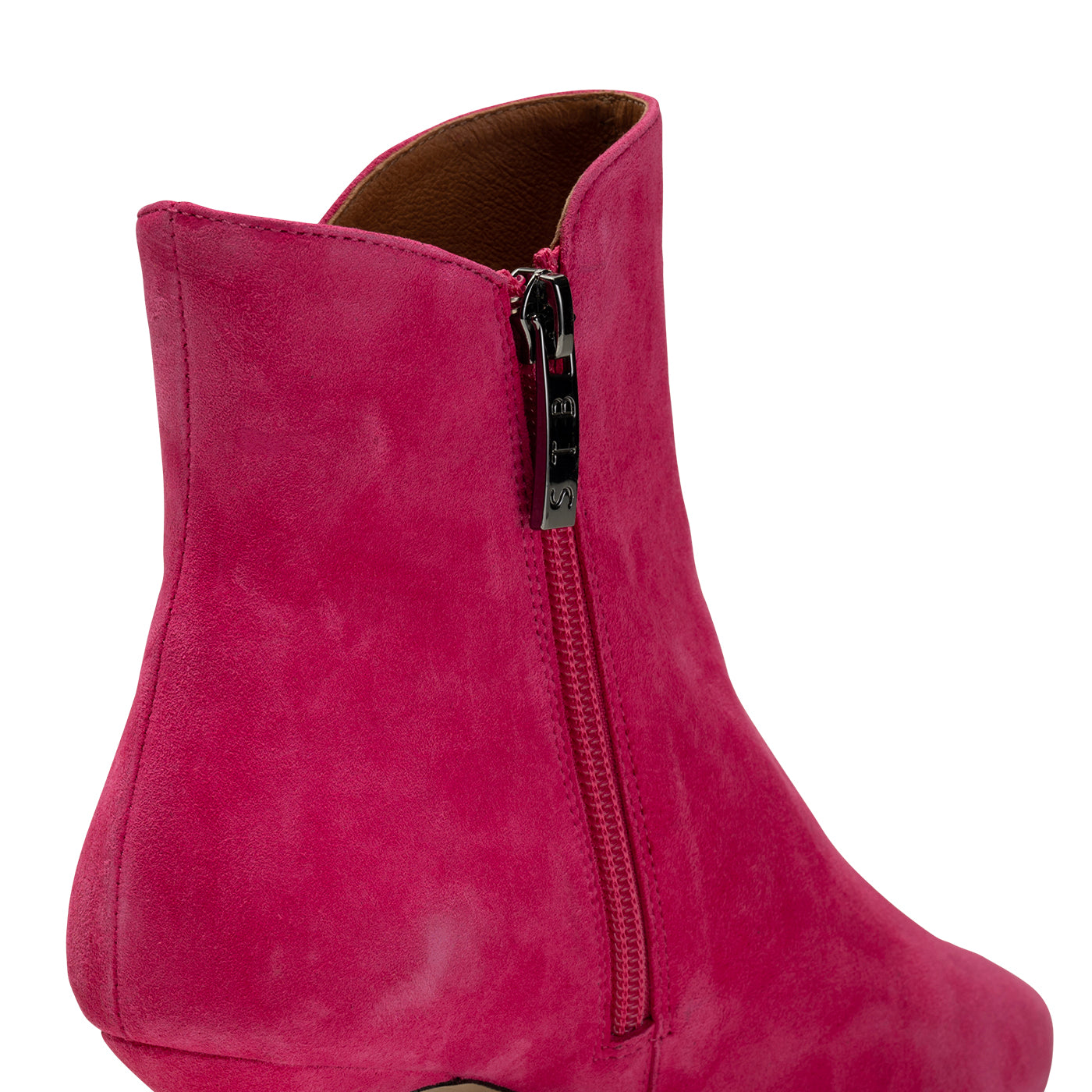 SHOE THE BEAR WOMENS Saga boot suede Heels 980 FUCHSIA