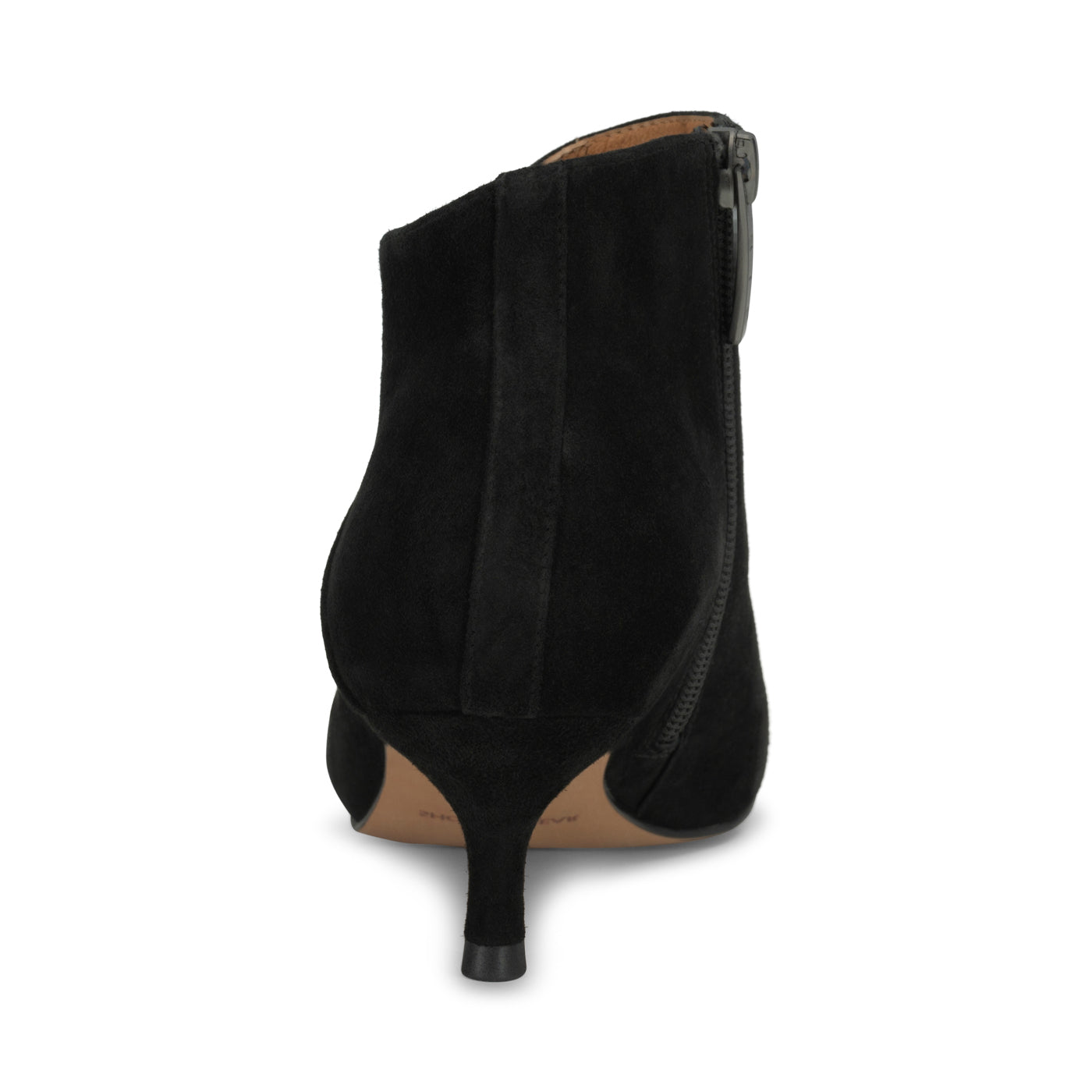 SHOE THE BEAR WOMENS Saga bootie suede Heels 110 BLACK