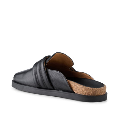 SHOE THE BEAR WOMENS Siri clog leather Sandals 110 BLACK