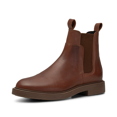 SHOE THE BEAR WOMENS Thyra chelsea boot leather Chelsea Boots 136 CHESTNUT BROWN