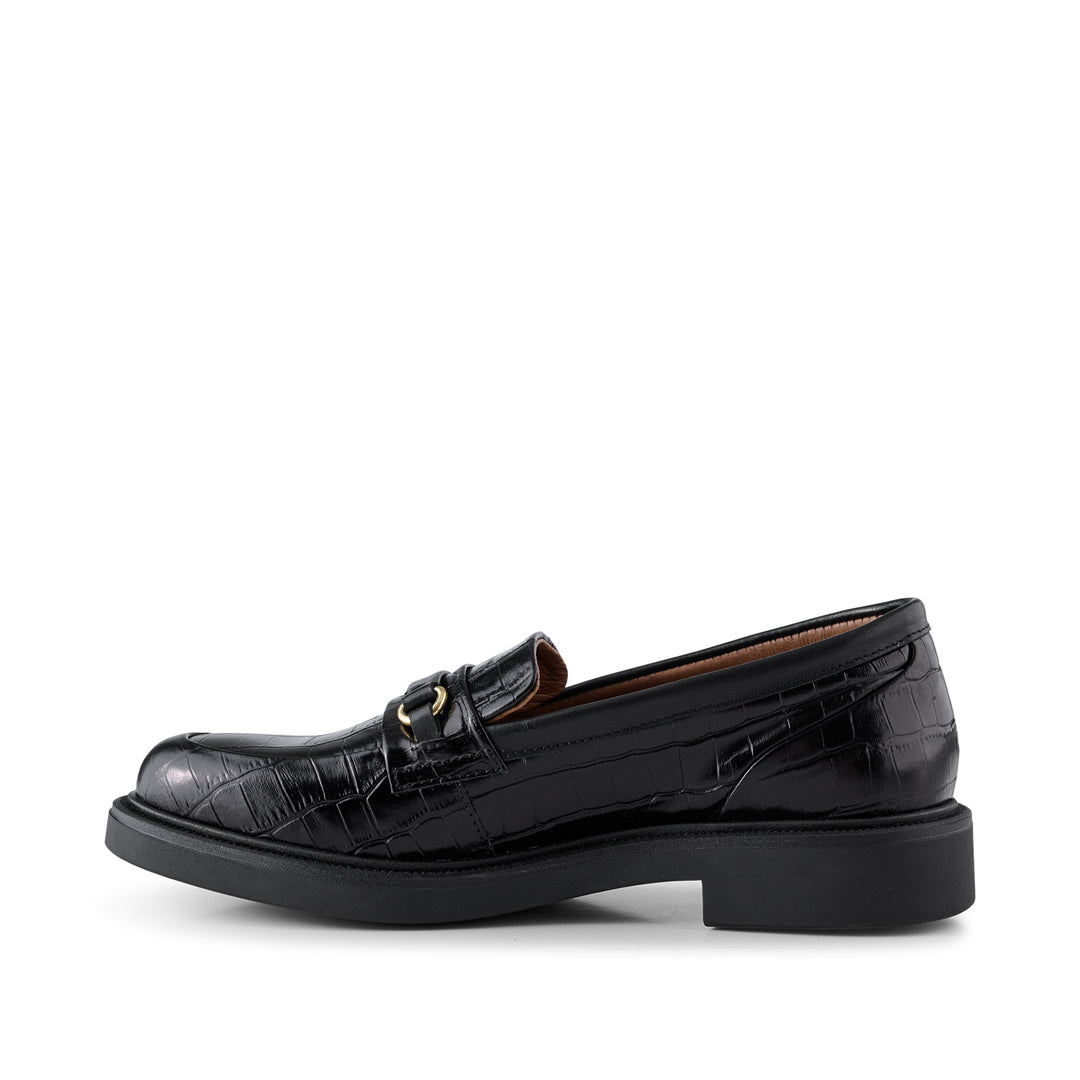 Amazon.com | GOLDEN COXES FAMILY Black Mens Leather Dress