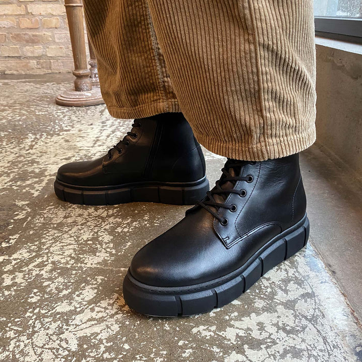 人気大割引 Tove_lace_up_boot_leather- 靴