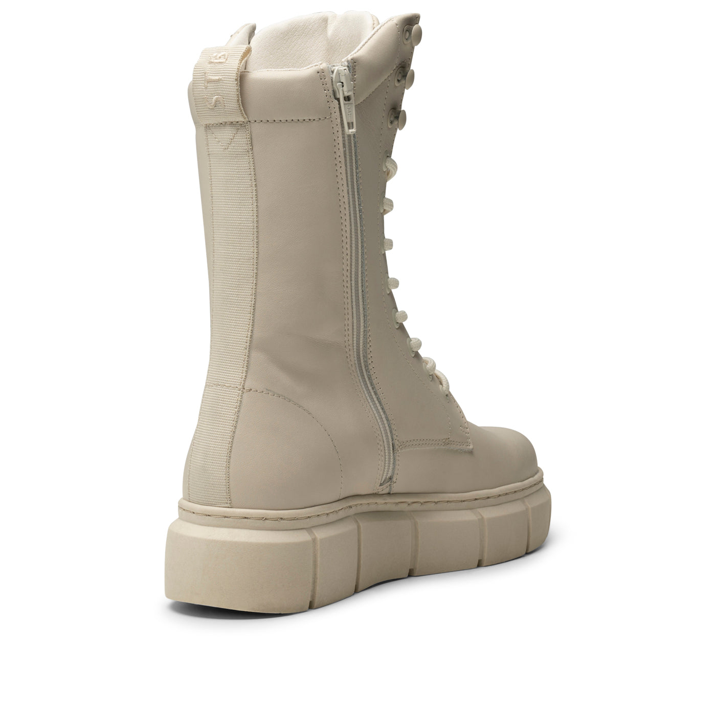 SHOE THE BEAR WOMENS Tove lace up boot leather Boots 127 OFF WHITE