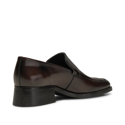 SHOE THE BEAR WOMENS Ulla loafer leather Loafers 873 BROWN HIGH SHINE
