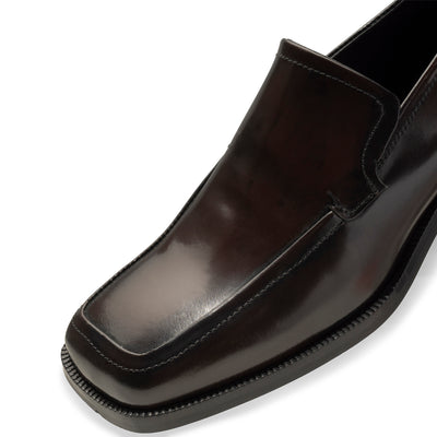 SHOE THE BEAR WOMENS Ulla loafer leather Loafers 873 BROWN HIGH SHINE