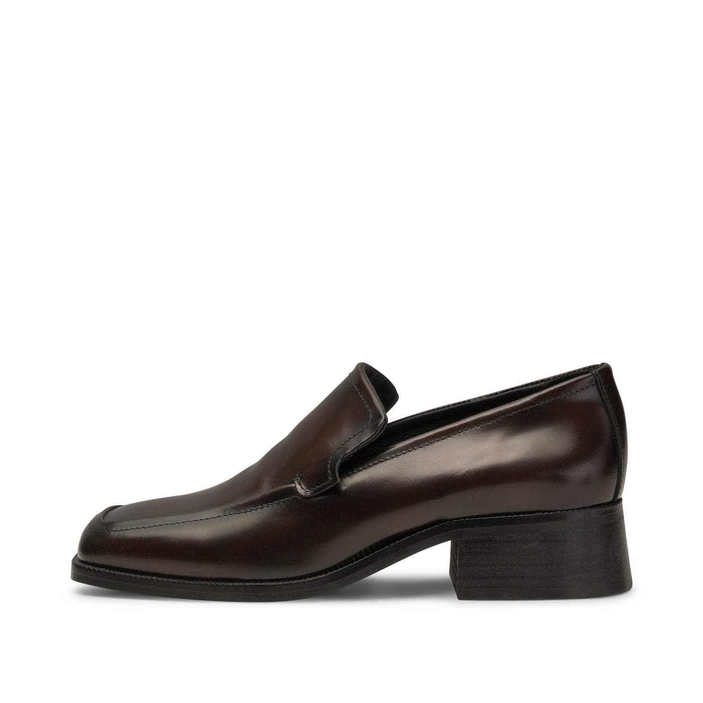 SHOE THE BEAR WOMENS Ulla loafer leather Loafers 873 BROWN HIGH SHINE