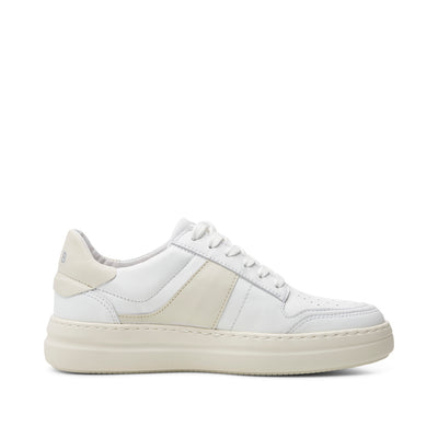 SHOE THE BEAR WOMENS Valda sneaker suede leather Sneakers 120 WHITE