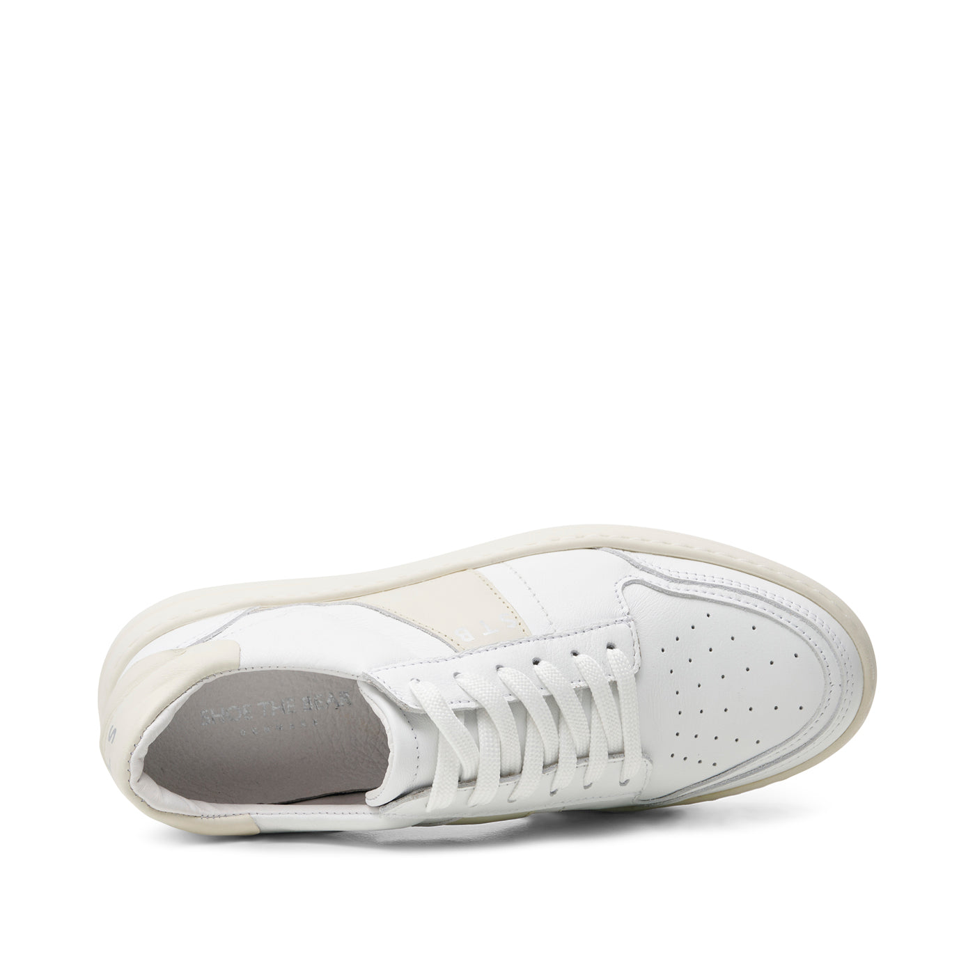 SHOE THE BEAR WOMENS Valda sneaker suede leather Sneakers 120 WHITE