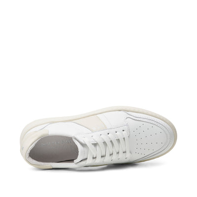 SHOE THE BEAR WOMENS Valda sneaker suede leather Sneakers 120 WHITE