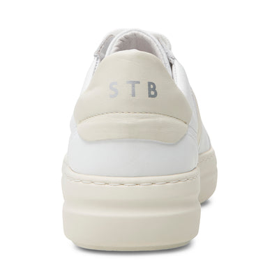 SHOE THE BEAR WOMENS Valda sneaker suede leather Sneakers 120 WHITE