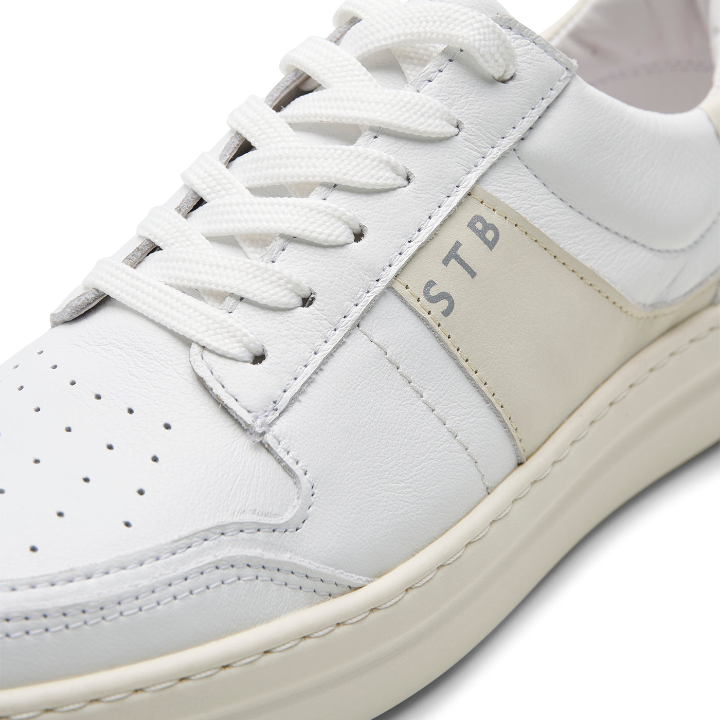 SHOE THE BEAR WOMENS Valda sneaker suede leather Sneakers 120 WHITE
