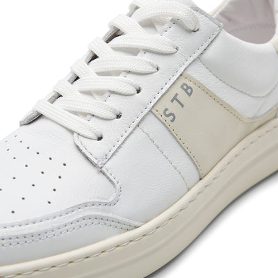 SHOE THE BEAR WOMENS Valda sneaker suede leather Sneakers 120 WHITE
