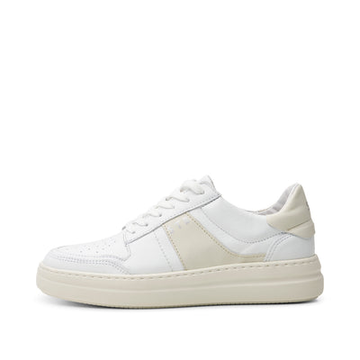 SHOE THE BEAR WOMENS Valda sneaker suede leather Sneakers 120 WHITE