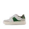 SHOE THE BEAR WOMENS Valda sneaker suede leather Sneakers 835 WHITE/GREEN MULTI