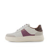 SHOE THE BEAR WOMENS Valda sneaker suede leather Sneakers 837 WHITE/LAVENDER MULTI