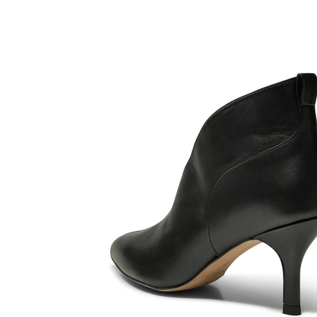 Valentine heel leather BLACK SHOE THE BEAR US