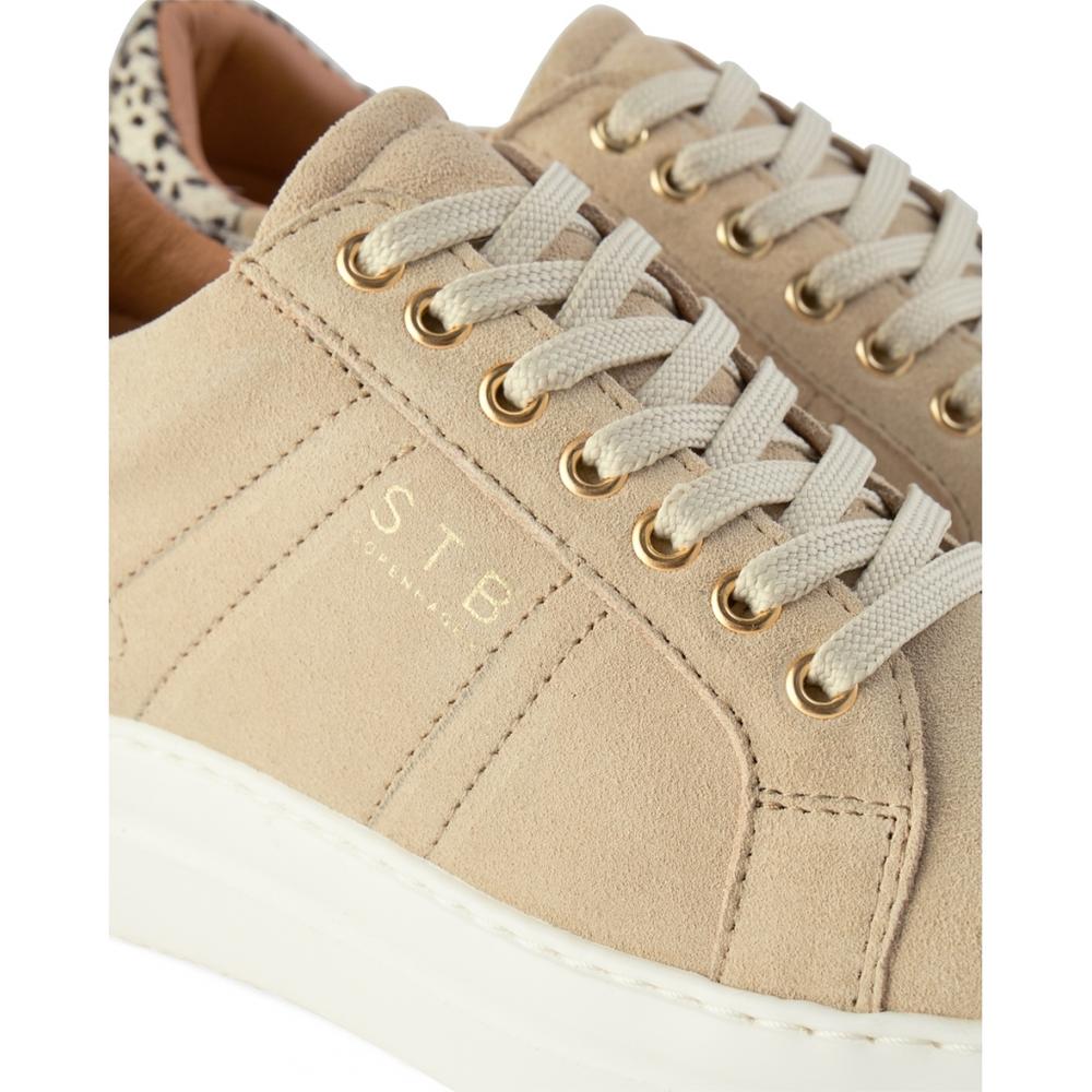 SHOE THE BEAR WOMENS Vinca Suede Sneakers Sneakers 150 SAND