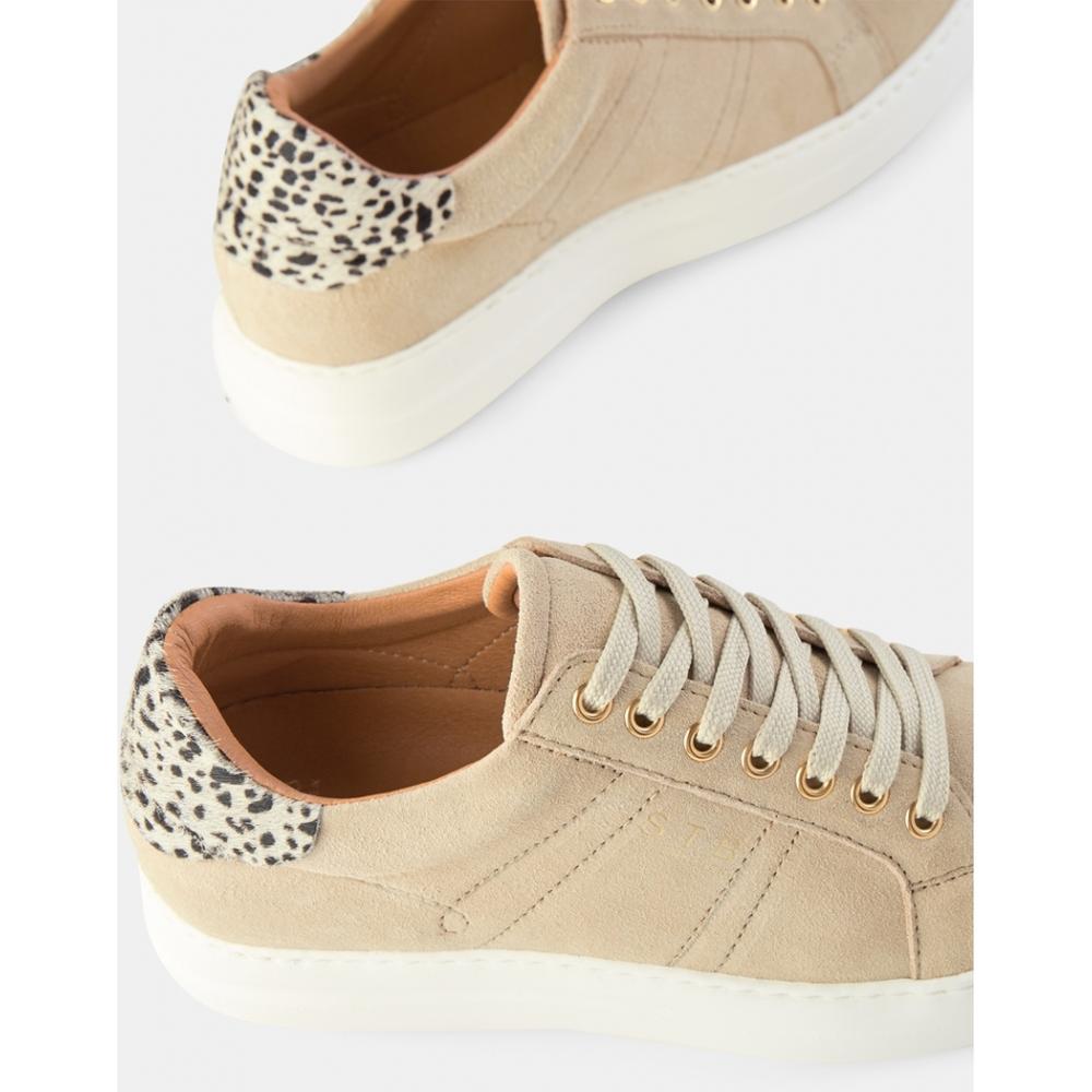 SHOE THE BEAR WOMENS Vinca Suede Sneakers Sneakers 150 SAND