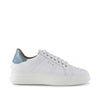 SHOE THE BEAR WOMENS Vinca sneaker leather Sneakers 834 WHITE/BLUE CROCO